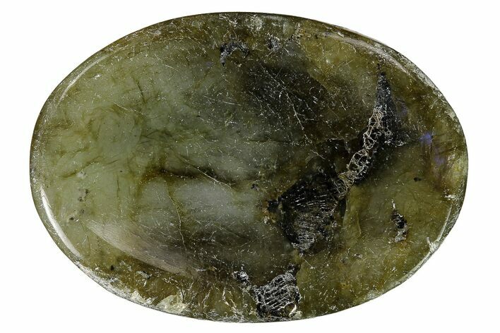 Polished Labradorite Worry Stones - 1.5" Size - Photo 1